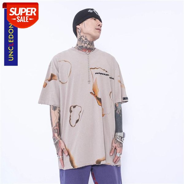 

uncledonjm new arrival 2021 vintage oversized t shirt hip hop streetwear tshirt harajuku summer cotton tees lsd25 #d02q, White;black