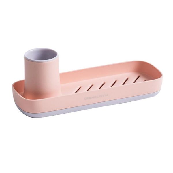 

bathroom storage & organization counterkitchen sink toothbrush el portable home for soap box toilet nordic pp makeup brush sponge rack