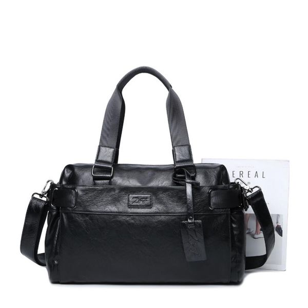 

duffel bags men's shoulder bag messenger handbags leisure travel men 2021 leather