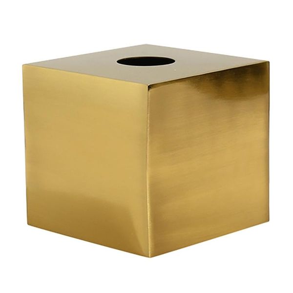 

tissue boxes & napkins 1pc metal box square golden rectangle house geometry deskstorage organization living room modern home decor