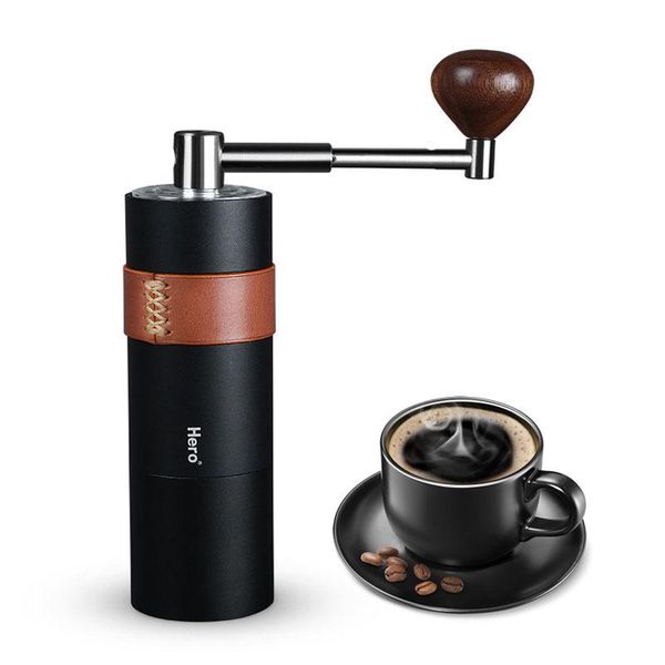 

manual coffee grinders hand grinder stainless steel conical burr home office outdoor espresso drip bean mill