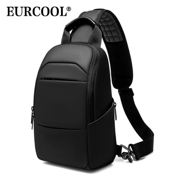 

eurcool business 9.7 lapcrossbody bag men short trip casual chest packs fashion messenger bags water resistant shoulder waist