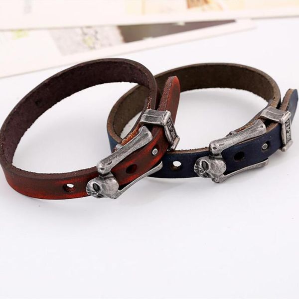 

charm bracelets simple and retractable student leather bracelet versatile jewelry creative punk cuff wristband, Golden;silver