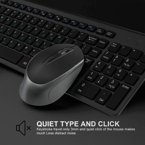 

keyboard mouse combos wireless and game, portable russian with usb interface, 2.4g, suitable for home office, windows system