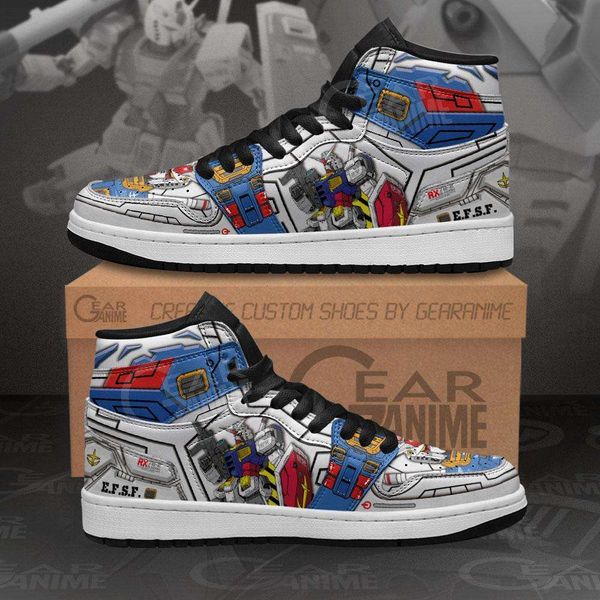

customization gundam sneakers rx-78-2 gundam anime shoes