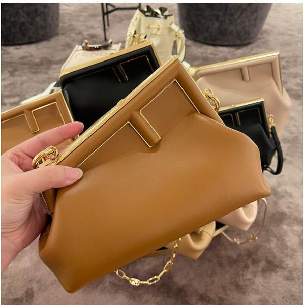 

quality luxury designer sunset genuine leather cowhide chain bag