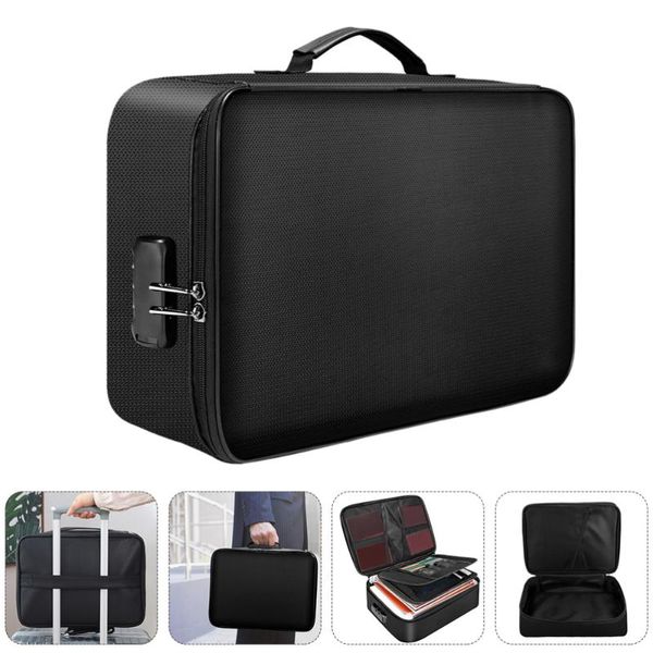 

storage bags 1pc fireproof file bag portable document waterproof pouch