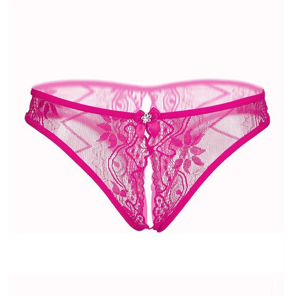 

women's panties women lingerie exotic open crotch lace transparent underwear crotchless wear cheeky briefs, Black;pink