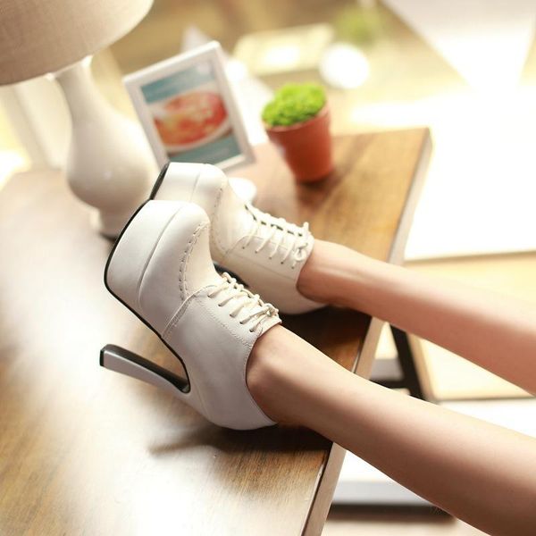 

dress shoes spring and autumn single high heel round head women's, Black