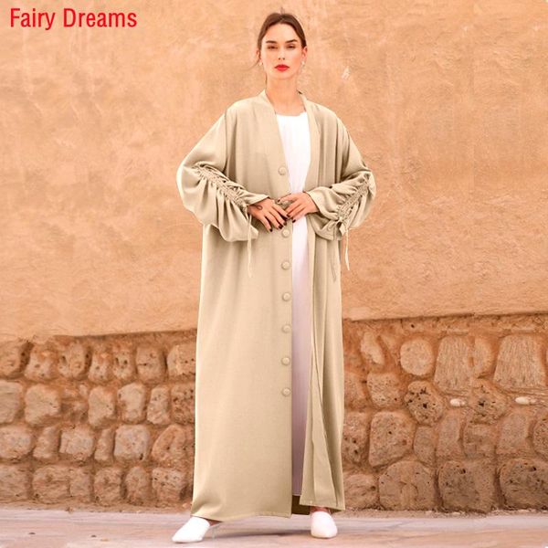 

ethnic clothing arabic dubai abayas for women middle east stitching sleeved cardigan robe turkey kaftans ladies clothes dress veste tÃºnica j, Red