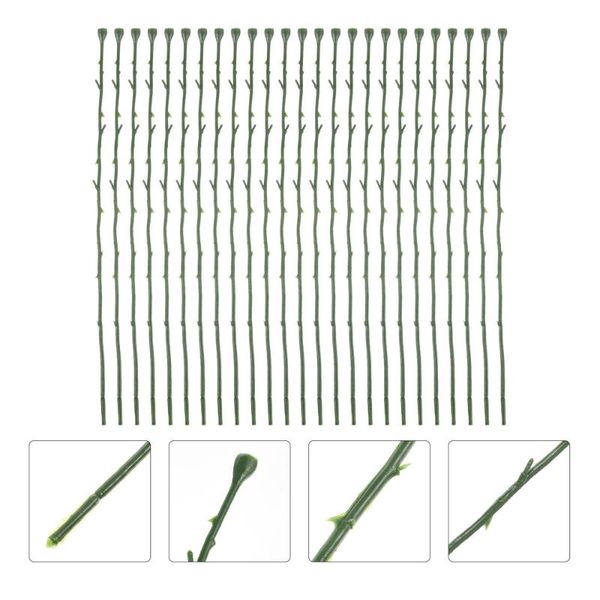 

other home decor 50pcs fake rose branch artificial flower stem diy floral arrangement accessory