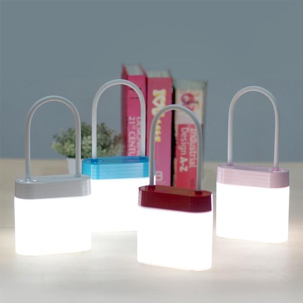 

1200mah led touch lamp charging padlock three dimming nightlight portable lanterns