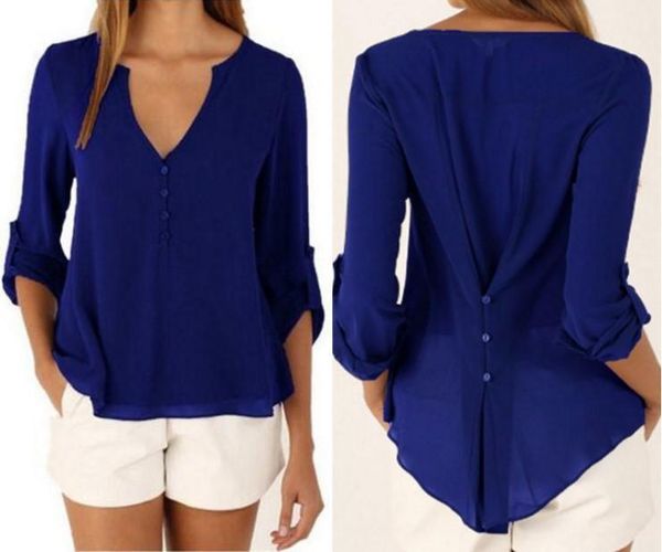 

chiffon women shirts summer casual plus size blouse women's blouses &, White