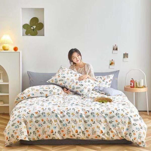 

nordic bedding 4-piece quilt cover sheet student dormitory 3-piece