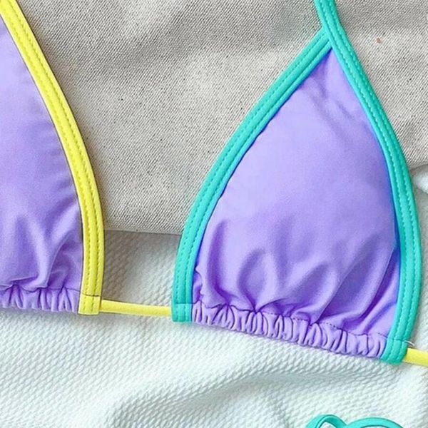 

women's swimwear no underwire soft women bikini swimsuit for beach, White;black