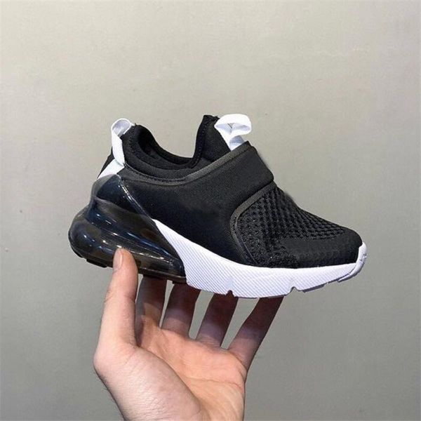 

2021 270s baby kids running shoes air cushion children shoe youth boys girls whole outdoor trainer sneakers 28-357901881, Black