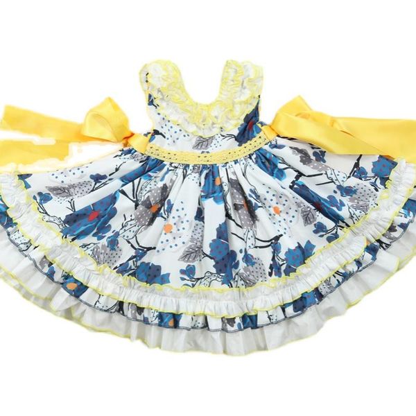 

girl's dresses girls lolita skirt children's dress summer princess wear 2021, Red;yellow