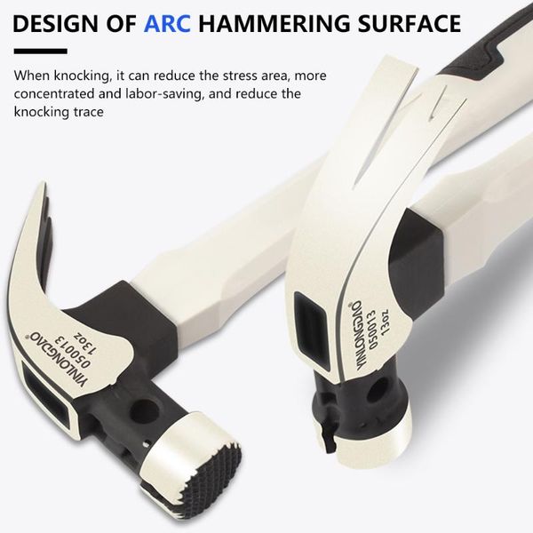 

400mm claw hammer professional woodworking joinery home carpentry hand nail non-slip multi-function handle tools