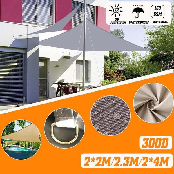 

shade 2x2m/2x3m/2x4m waterproof awning sunshade sun sail for outdoor garden beach camping patio pool canopy tent shelter