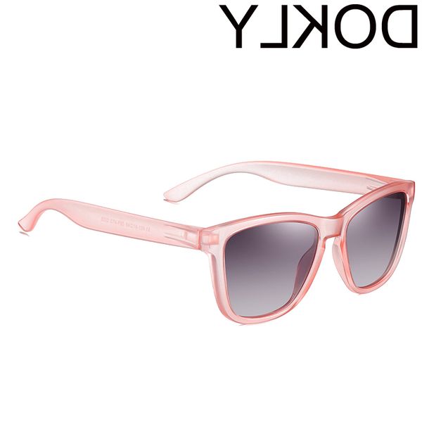 

dokly brand cool fashion women pink frame square polarized sunglasses men and women eyewear oculos de sol uv400 glasses wholesale, White;black