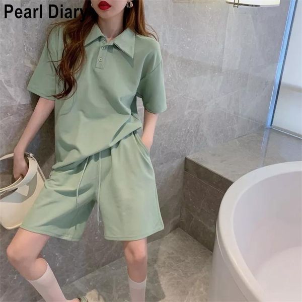 

women's tracksuits summer green shorts sets casual women loose short sleeve t-shirt and pants suits two piece set outfits, Gray