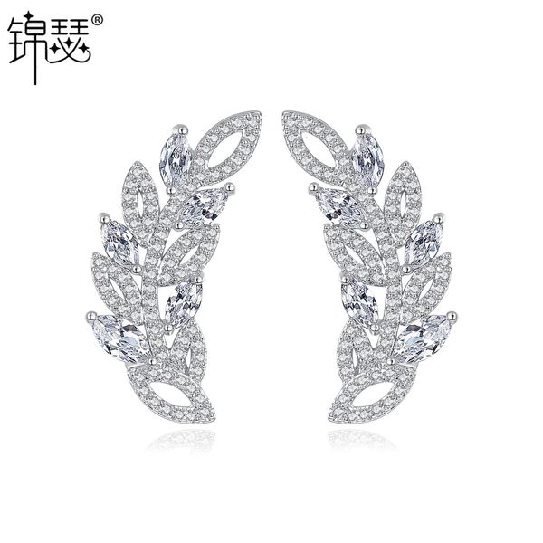 

jewelry charm stud yanliu aaa zircon earrings mixed batch of korean fashion, Golden