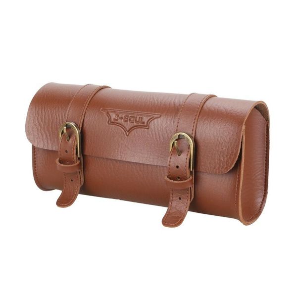 

cycling bags retro bicycle tail bag pu leather forcycling rear vintage bike saddle pouch supplies pannier personalized riding