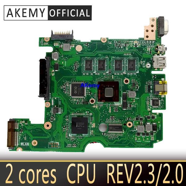 

motherboards akemy for asus x101c x101ch lapmotherboard 2 cores cpu rev2.3/2.0 100% tested mainboard