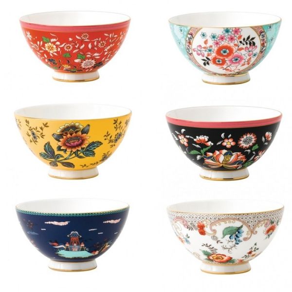 

british wedgwood wonderlust series bone china tableware set tea rice bowl cm