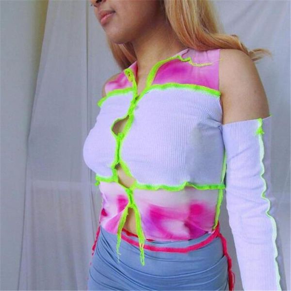 

women's tanks & camis women vest streetwear autumn and winter sleeveless v-neck hollow out pullover tank+oversleeves color patchwork to, White
