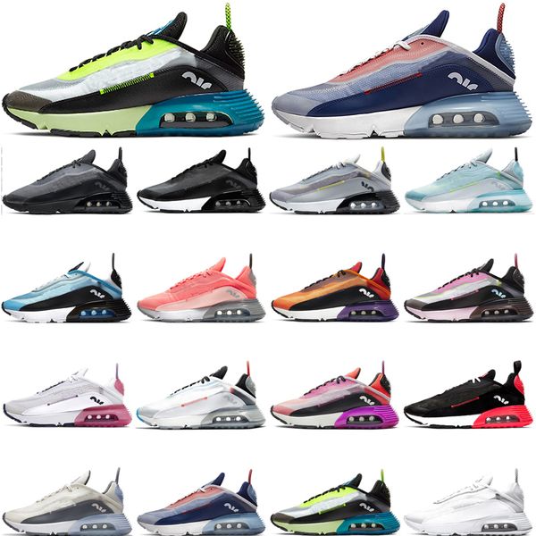 

2021 new running shoes 2090 for men women white speed yellow bleached aqua volt usa sail ghost reverse duck camo pure platinum pink foam mag