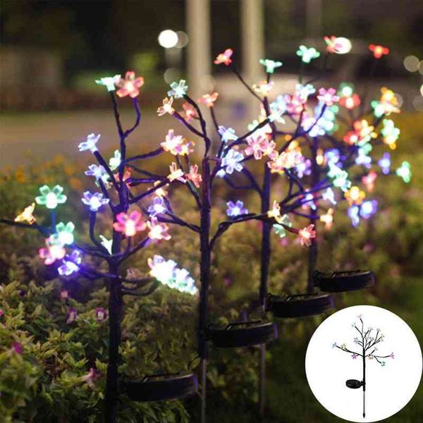 

fireworks new products led color outdoor waterproof copper wire lamp solar lawn cherry ground fireworks