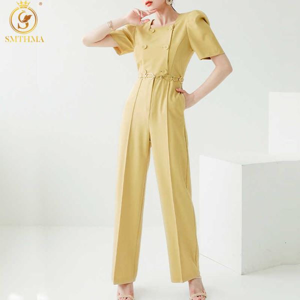 

casual dresses women fashion jumpsuits rompers summer double breasted pocket overalls short sleeve korean chic ltwp, Black;gray