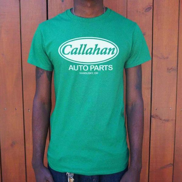 

callahan auto parts t-shirt | short sleeve graphic tee, White;black