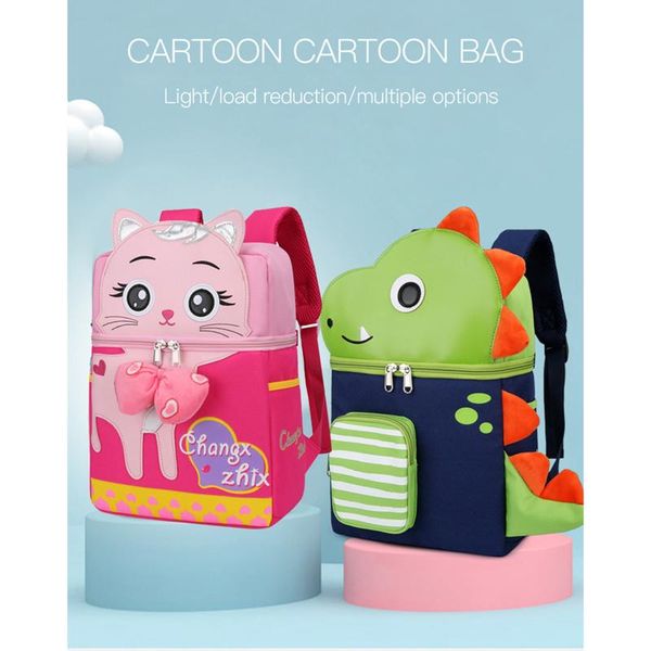 

backpack cute fashion cartoon animal large capacity lightweight toddler everyday bookpack 2021 wild casual kids school bag