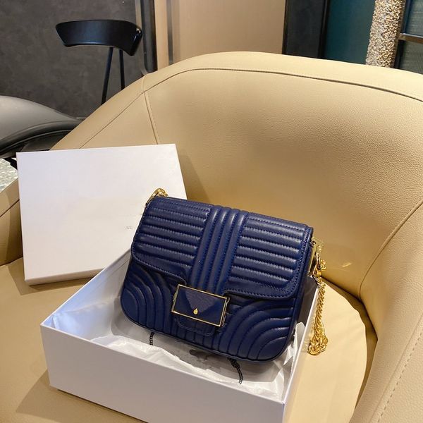 

20fw new shoulder bag designer texture diagonal bag fashion collocation lychee pattern shoulder handbag 6 colors wf2012014