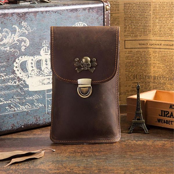 

retro waist horse leather layer cowhide bag men's crazy new hand urkkm