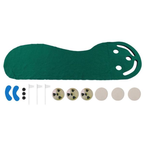 

golf training aids putting green family practicing mat professional indoor par 3 ball hole golfing practice 265x85cm