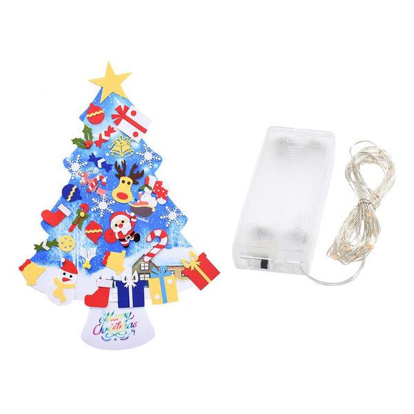

christmas decorations 1set diy felt patches tree ornament supply kids