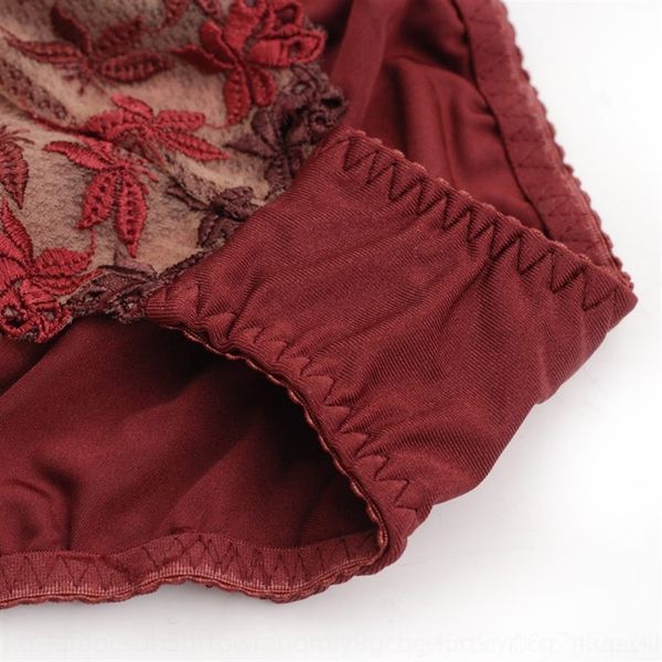 

vqs beautiful wine red ultra thin hollow rich women's underwear group large size bra underwear embroidery embroidery suit lingerie, Red;black