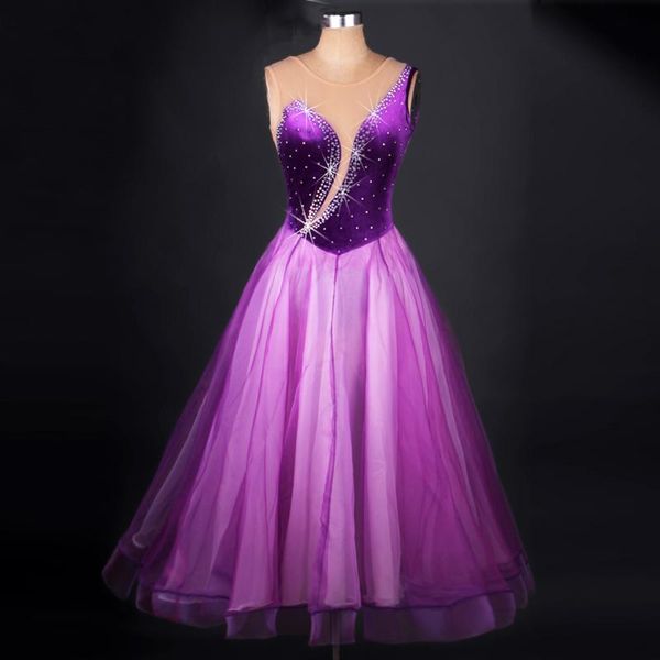 

ballroom dance high-end stitching dresses for women stage wear, Black;red