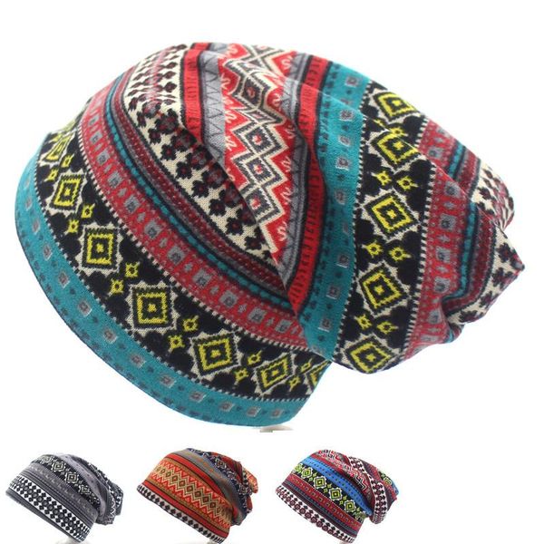 

beanie/skull caps 2021 print hat ruffle cancer beanie scarf collar turban head wrap cap hats for women, Blue;gray