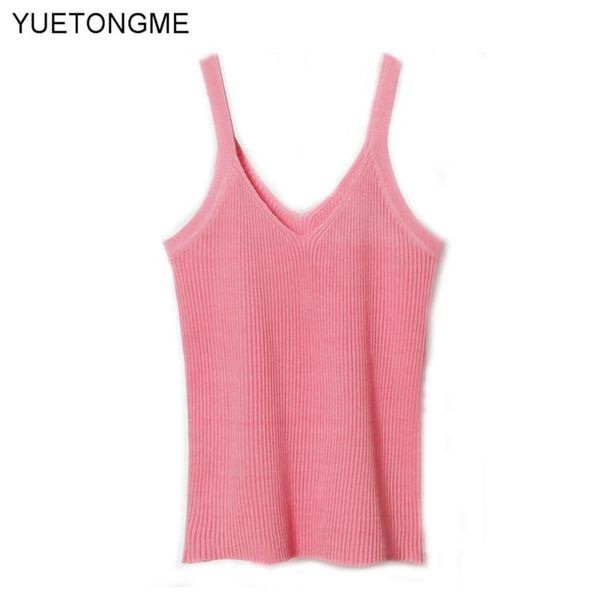 

women's tanks & camis 5 colors women sleeveless knitted female straps camisoles cute for 2021 summer tsp154, White