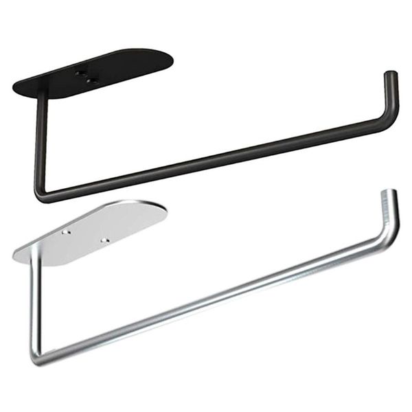 

hooks & rails kitchen roll paper holder toilet stick on wall mount damage for bathroom refrigerator