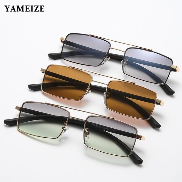 

sunglasses classic retro rectangle women luxury glasses lady steampunk metal sun vintage feminino, White;black