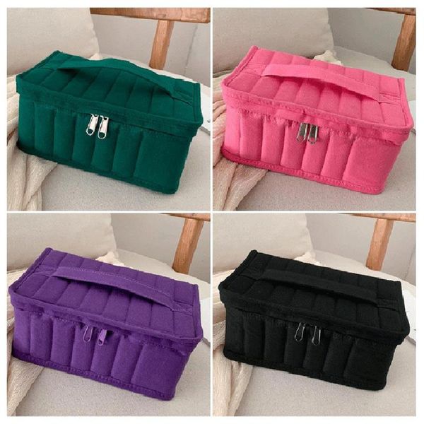 

storage bags essential oil bottle carrying case large-capacity shockproof bag for nail polish organizer