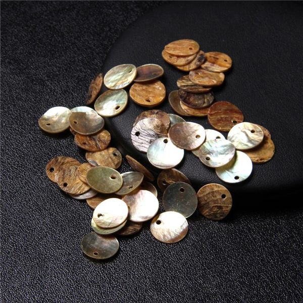 

other 12mm coin round yellow shell beads charms disc natural mother of pearl for jewelry making mop slice necklace earrings diy