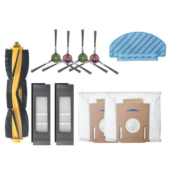 

vacuum cleaners for ecovacs deebot ozmo t8 sweeping robot cleaner main brush side filter cleaning cloth dust bag