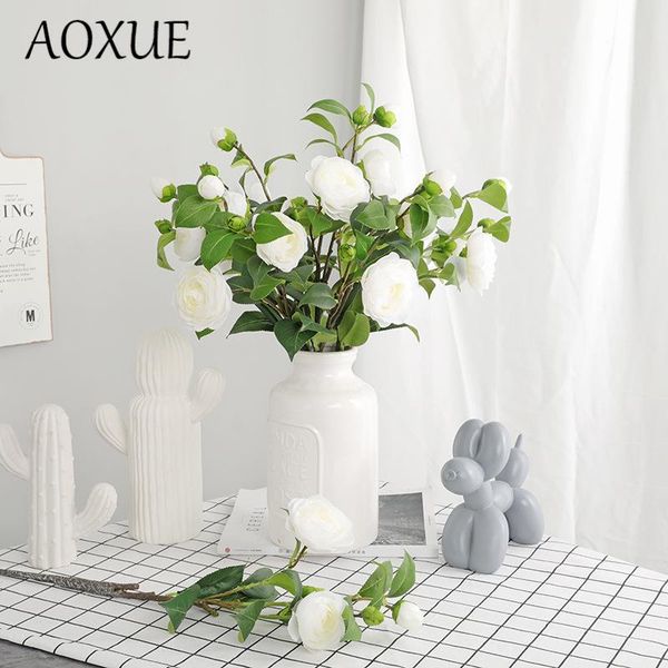 

chinese-style simulation bouquet single perfume rose flower decoration wedding road arching silk fake flowers arrangement decorative & wreat