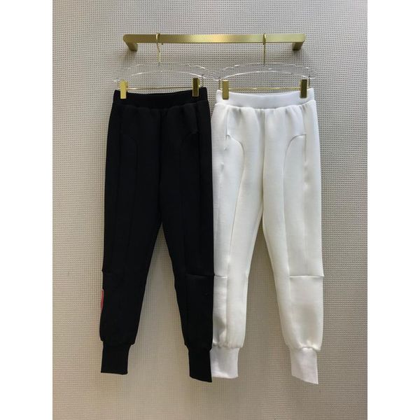 

fashion 11.21 autumn winter harem women elastic waist thicken loose casual pants sweatpants two color women's & capris, Black;white